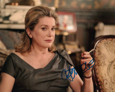 CATHERINE DENEUVE signed autograph 20x25cm THE TRUTH in person autograph COA