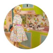 BARBIE BLONDE DOLL IN THE KITCHEN ART CUSTOM MOUSE PAD DESK MAT PC GAMING GIFT