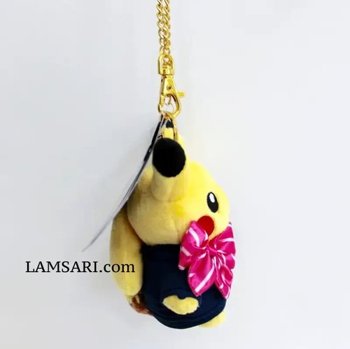 Pokemon Pokémon Center Original Pikachu Plüsch Rosa Schal Flugbegleiter Narita - Bild 2 von 6