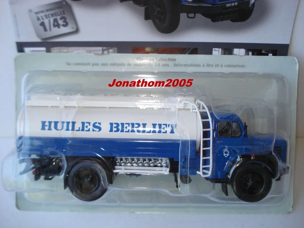 Berliet - GLR Citerne Militaire - Modèle Presse - 1/43 - Autos Miniatures