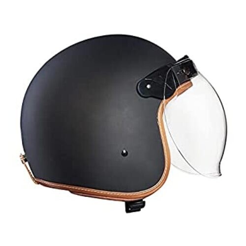 Royal Enfield Open Face Helmet with Bubble Visor(Matt BlackSize XL) eBay