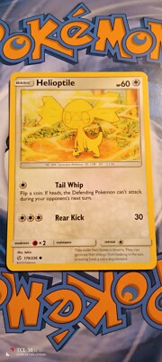 Pokémon TCG Helioptile Sun & Moon - Cosmic Eclipse 179/236 Regular Common-NM