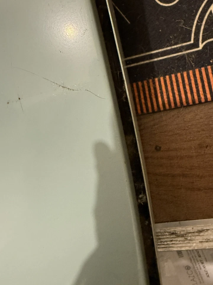 Vintage DETECTO Meados do Século Mostrador Bolha Azul Claro Balança de Banheiro Detecto - Imagem 2 de 4