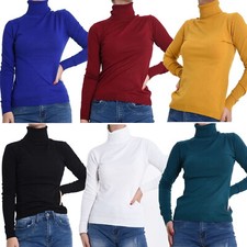 Maglione Donna Caldo Dolce Vita Maglioncino Collo Alto Invernale Sottogiacca