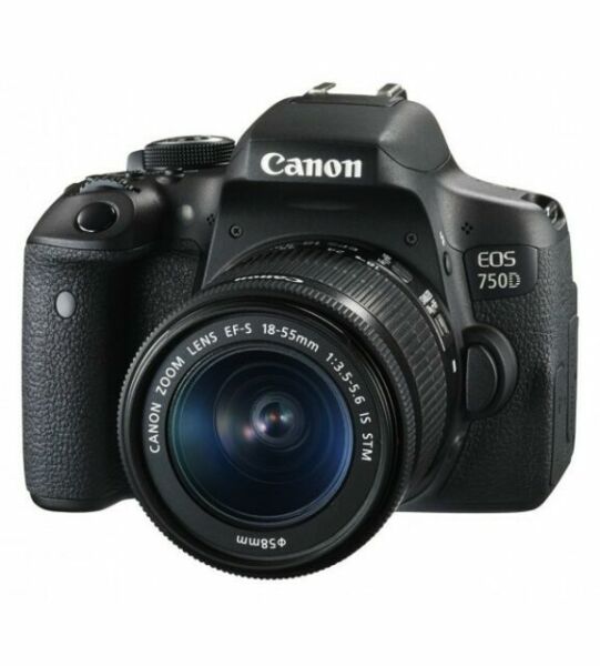 Canon EOS 750D 18-55mm Camera - Black for sale | eBay