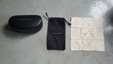 Balenciaga Black Hard Sunglasses Case Cover Foam Authentic Cleaning Cloth