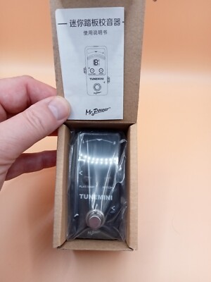 Tunemini Stimmpedal für Gitarre und Bass Mini Chromatisch. Nagelneu, verpackt, Instrument