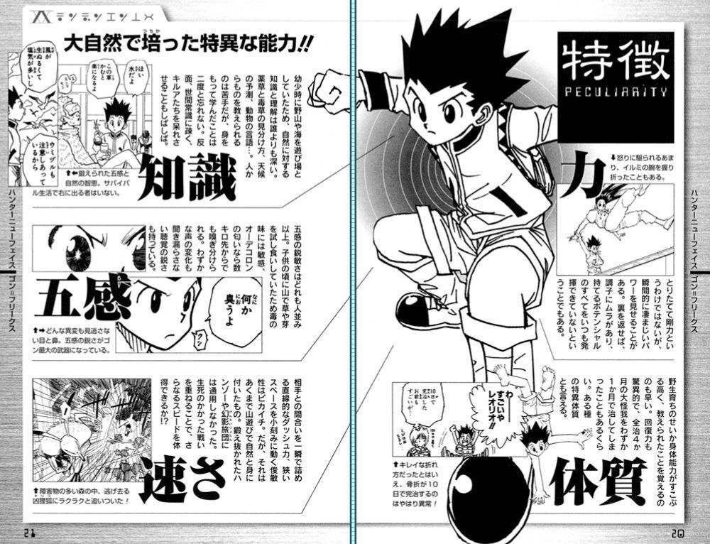 HUNTER x HUNTER Characters Guide - Art Book Anime manga Japanese