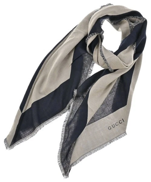 Écharpes GUCCI BeigexMarine 2200541642143