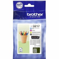 Brother LC-3217 Bk/C/M/Y Multipack Ca. 550 Seiten Je Tinte