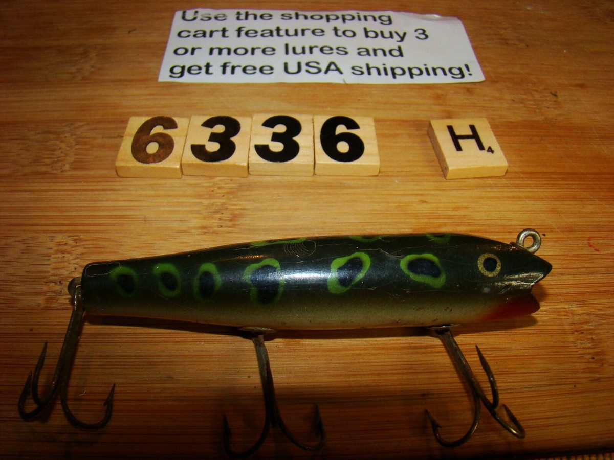 U6336 H CREEK CHUB DARTER WOODEN FISHING LURE | eBay