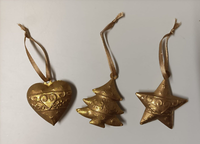3Er Set Weihnachtsbaum AnhäNger Tannenbaum Stern Herz HäNgedeko Weihnachtsdeko