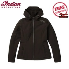 Genuine Indian Motorcycle Women's Fairview Jacket Black Free Shipping New 2024