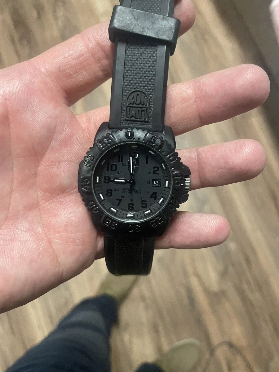 luminox blackout 3050/3950 military