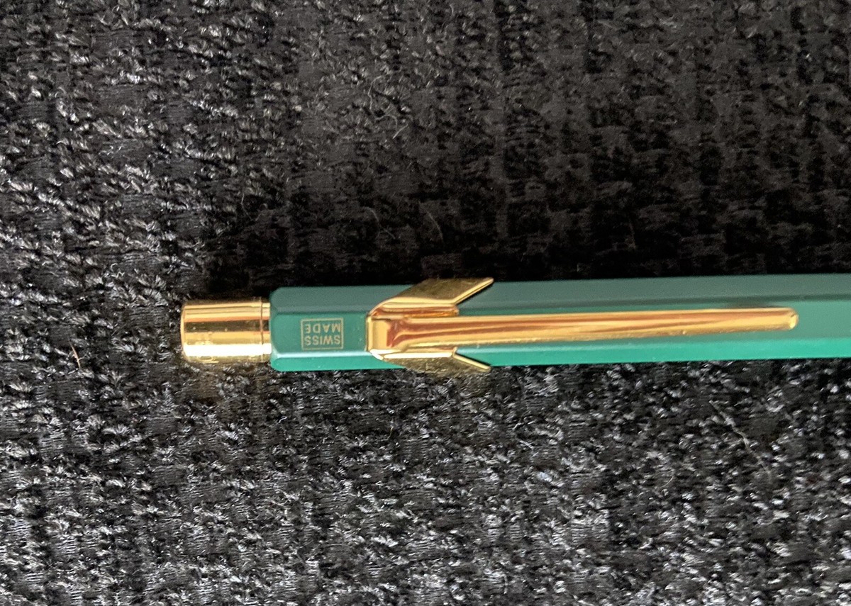 100% Original Rolex Green Pen Caran d'Ache 858 Novelty Green Gold