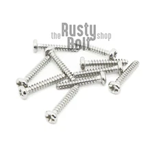M1.7 x 10mm, Phillips Pan Head Screws, Self Tapping, Steel, Nickel