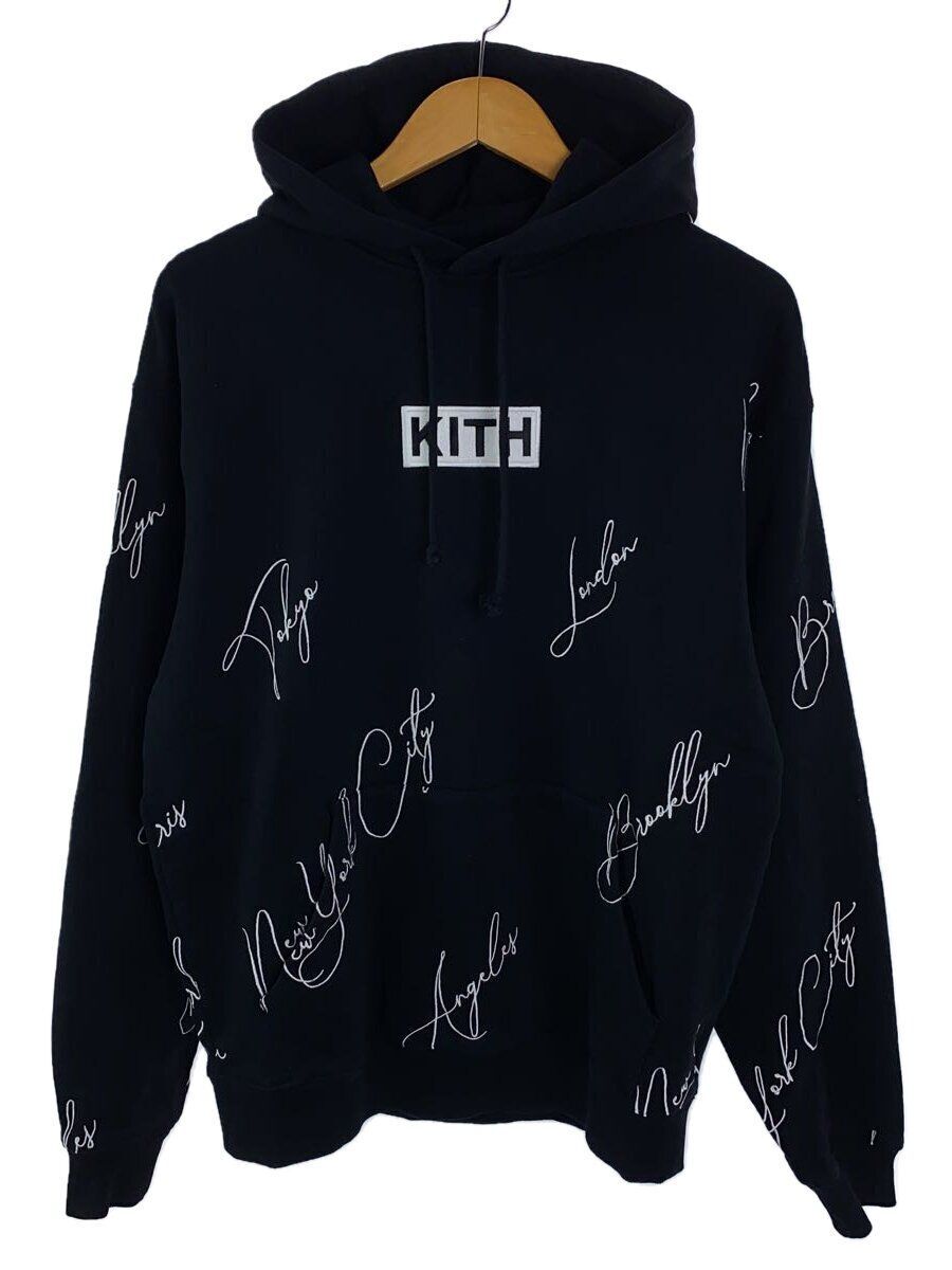 KITH Hoodie Kiss S Cotton Black KHM030347 City Script Used | eBay