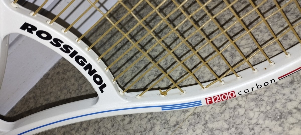 Raquette Tennis Vintage Raquette De Tennis Rossignol F200 Carbone
