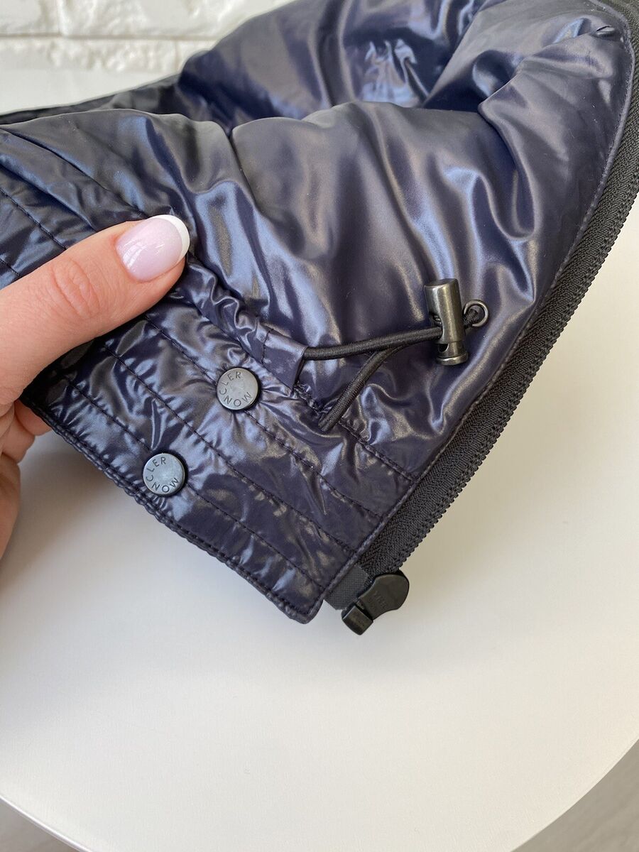 Moncler Hood Down Nylon Puffer Dark Blue Unisex | eBay Moncler Hood Down Nylon Puffer Dark Blue Unisex | eBay