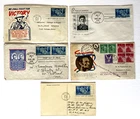 FDC Patriotic #906 Chinese Resistance Lincoln Sun Yat-Sen Covers Rare