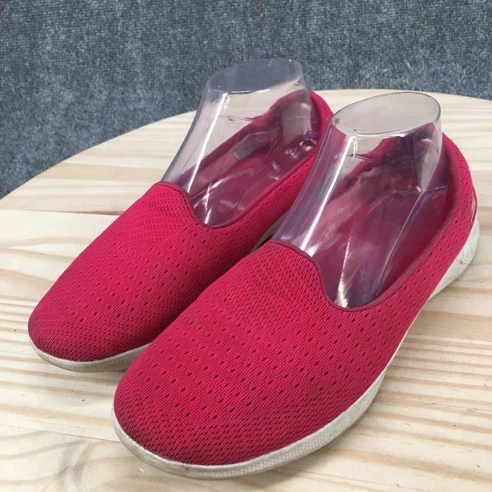 Skechers Shoes Womens 9.5 Go Step Lite Slip On Sneakers 14468 Pink Fabric Casual - Image 3 of 4