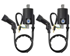2 Ignition Coils +Spark Plug Cap For Honda CB350 CL350 SL350 CL450 CB450 CB500
