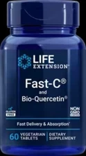 THREE PACK SALE Life Extension Fast-C Bio-Quercetin 60 veg tabs TAKE OFF $13