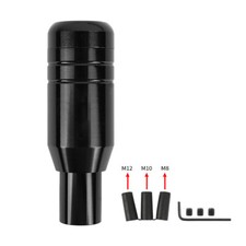 Universal Aluminum Black Automatic Transmission Gear Shift Knob For Nissan