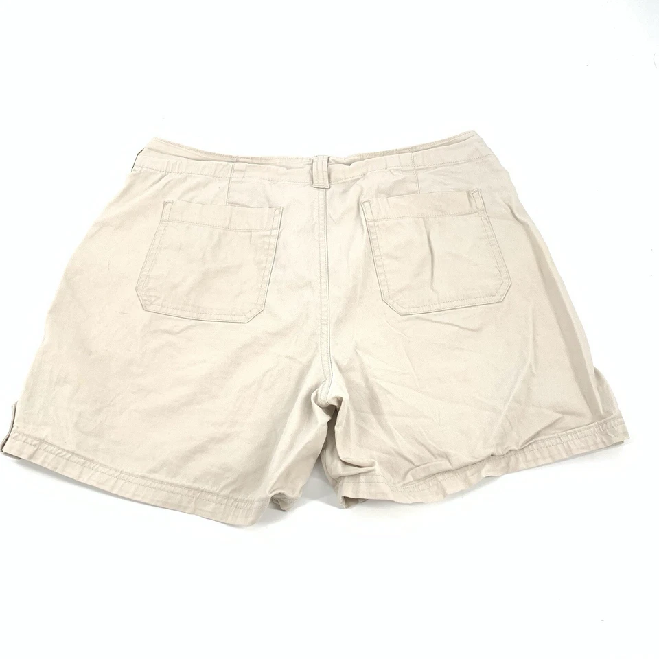 Pantalones Cortos Carga Gloria Vanderbilt Talla 8 Mujer Caqui Crema Informales Exterior M Foto 2 de 4