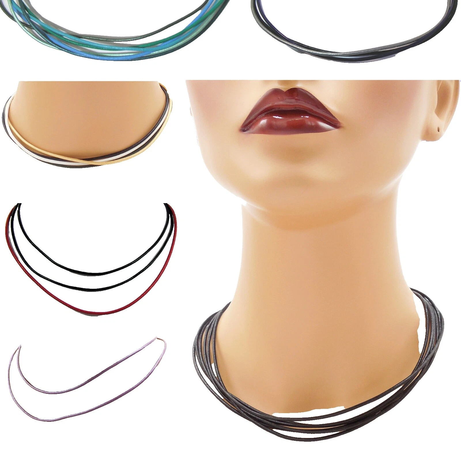 Gargantilla Sin Piedra Collares y colgantes hechos a mano