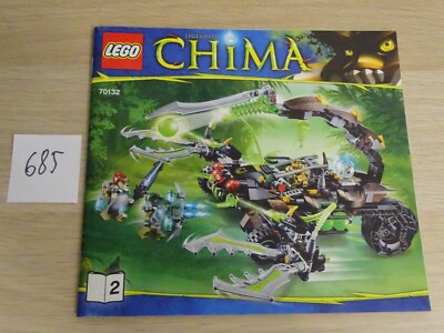 LEGO Chima 70132 nur Bauanleitung OHNE STEINE  (NR:685) teil 2-