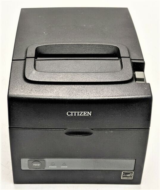 【2台】CITIZEN 伝票プリンター TZ30-M01 CITIZEN TZ30-M01 POS Receipt Label printer with AC Power Adapter