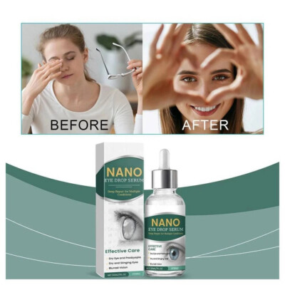 Organic Nano Eye Drops Fit For Presbyopia & Dry Eye Ease Clear Vision Formula  