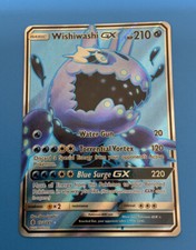 wishiwashi pokemon card gx Wishiwashi GX 151/145 Holo Secret Rare SM Guardians Rising Pokemon Car main image 0