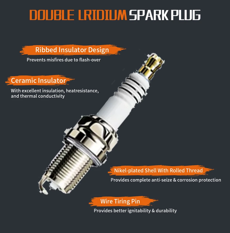 DR37 Fits 1*Ignition Coil+Distributor+Plug+Wire For GMC Chevy Pontiac Oldsmobile - Image 4 of 4