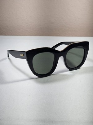 Le Specs Black Air Heart Emerald UV Protection Women display picture 3