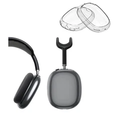 Case Cover for AirPods Max Headphones - Transparent Soft TPU Cover with Anti-...