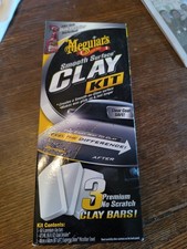 New 2024 Meguiars Smooth Surface Car Paintwork Clay Lube 3x Bar Kit New 2024 Meguiars Smooth Surface Car Paintwork Clay Lube 3x Bar Kit