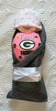 Baby Girl Green Bay Packers Diaper Cake Baby-Adorable Baby Gift Or Shower