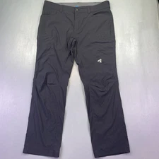 Eddie Bauer Pants Men 38x32 31* First Ascent Cargo Utility Nylon Tech Hiking BLK