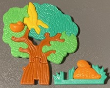 SPZ ÜEI 1994 D Kolorowe drzewa-puzzle Drzewo jeżowe (PPB1-1-IG/1)