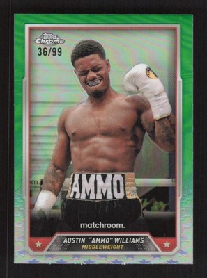 Austin Williams 2024 Topps Chrome Green Refractor #/99 #47
