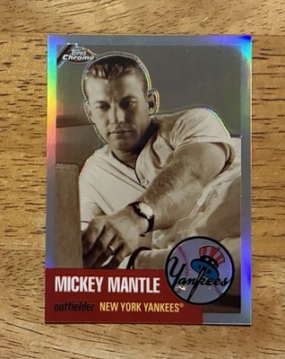 Mickey Mantle 2007  Topps Chrome Refractor Mickey Mantle Story #MMS16 #'ed /500