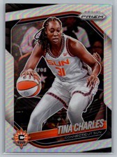 Tina Charles 2025 Panini Prizm WNBA #3 Silver