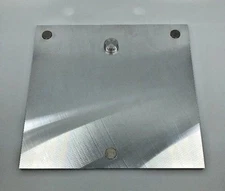 Cube Pro, Duo, Trio Aluminum Build Plate  - G10, G11, Garolite, Carbon Fiber, PP