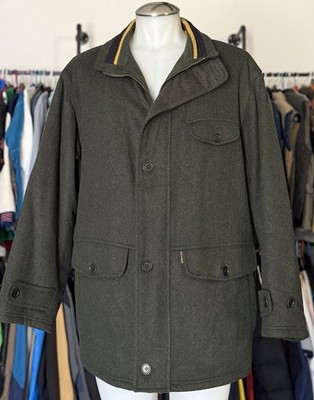 Paul & Shark Yachting Moessmer Loden Wool Alpaca Jacket Coat Men Size Lg - Xl