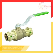 1" x 1" ProPress 79930 Bronze Full Port Ball Valve – Lead Free,   Press Fit