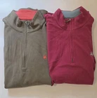 Lot of 2 Brooks Brothers 1818 Long Sleeve 1/4 Zip Pullovers Sweatshirts Mens XXL