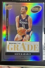 2025 Upper Deck World of Sports - Making the Grade Alex Karaban #MTG-AK (RC)