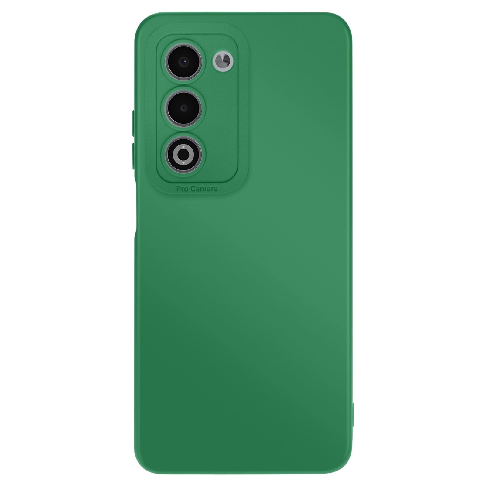 Coque Oppo A5 silicone Avizar vert avec protection objectif et antichoc - 2
